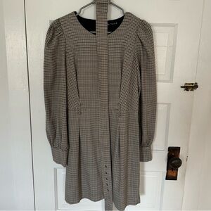 Zara Gingham Mini Dress